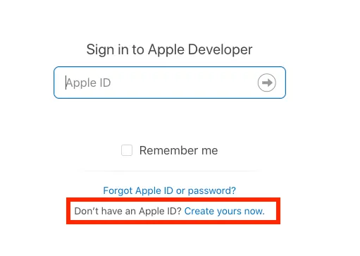 Create an Apple ID