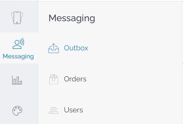 The Messaging section