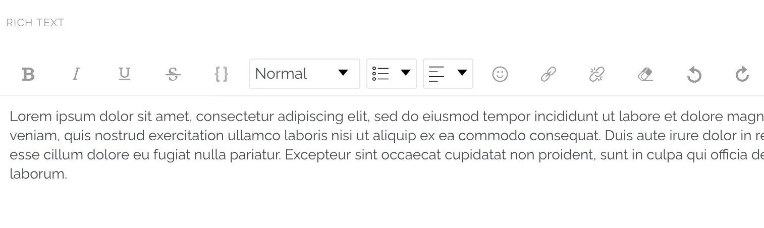 Rich text