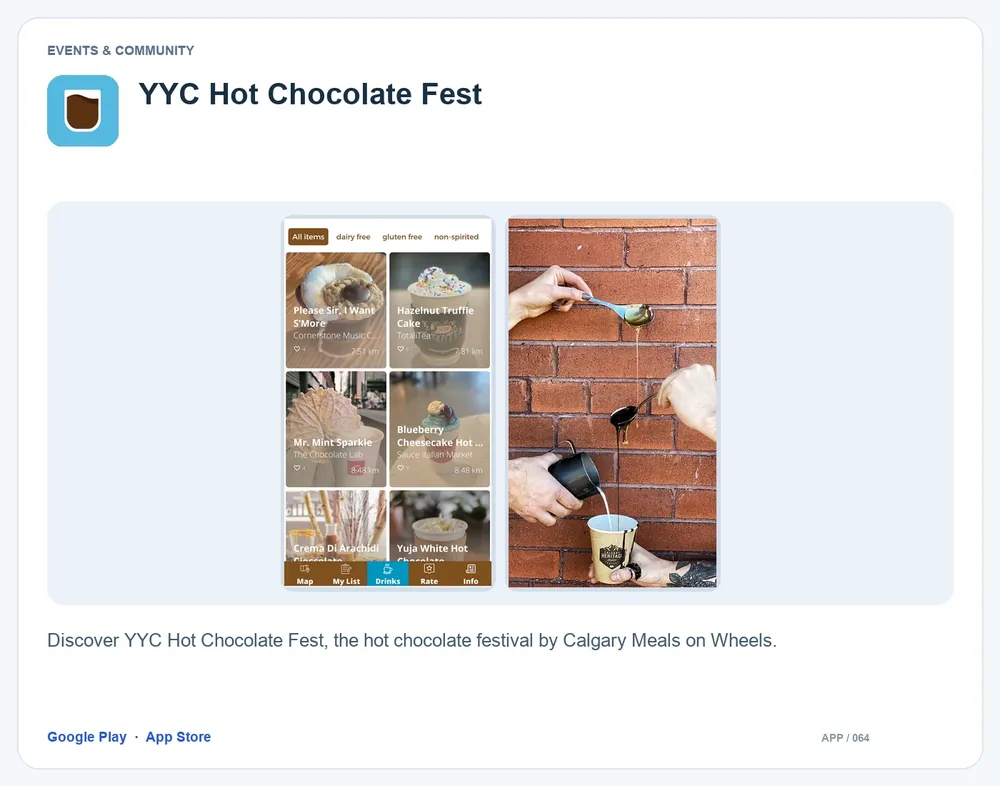 YYC Hot Chocolate Fest: Discover YYC Hot Chocolate Fest, the hot chocolate festival by Calgary Meals on Wheels.